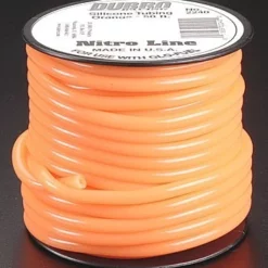 Dubro Dubro Silicone Fuel Tubing, Orange (PER FOOT)